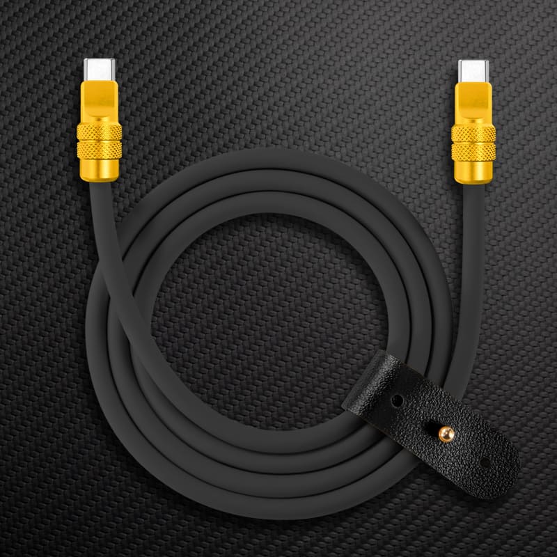 "Eloxált Pro" 240 W-os fényvisszaverő töltőkábel (C+Lightning) - Image 9