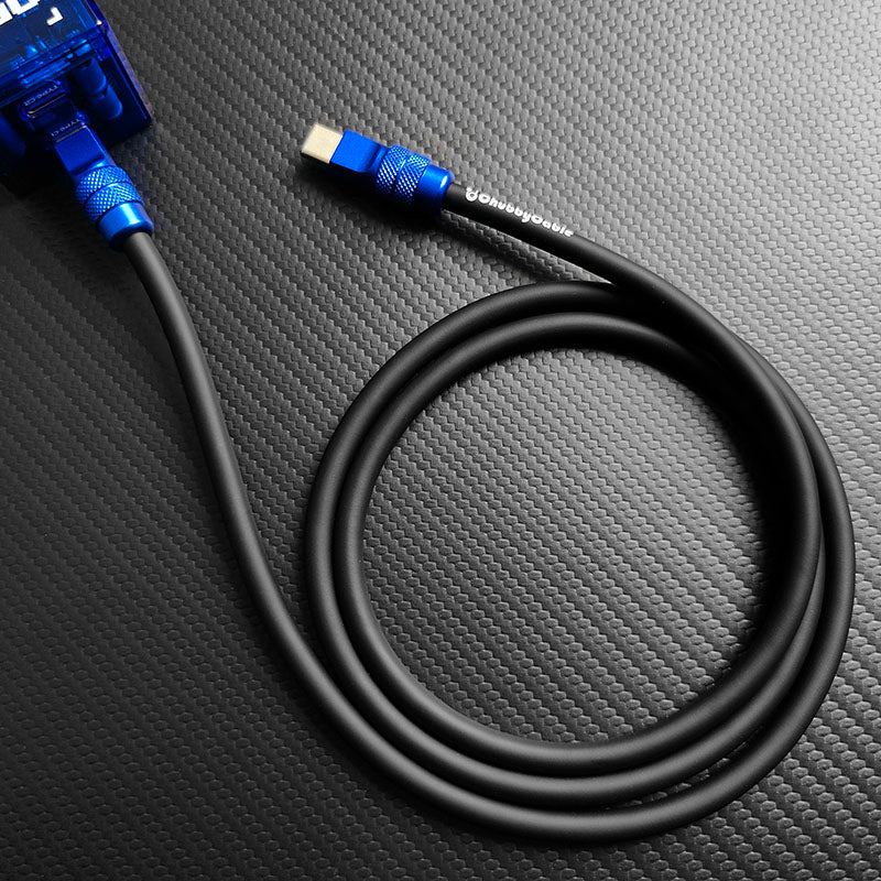 "Eloxált Pro" 240 W-os fényvisszaverő töltőkábel (C+Lightning) - Image 3