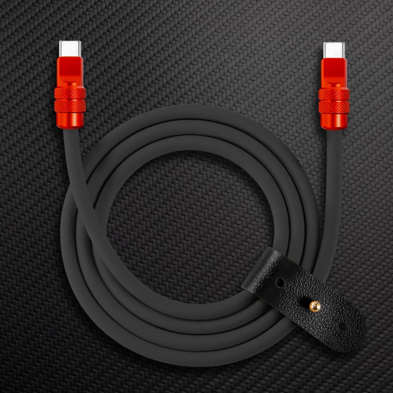 "Eloxált Pro" 240 W-os fényvisszaverő töltőkábel (C+Lightning) - Image 8