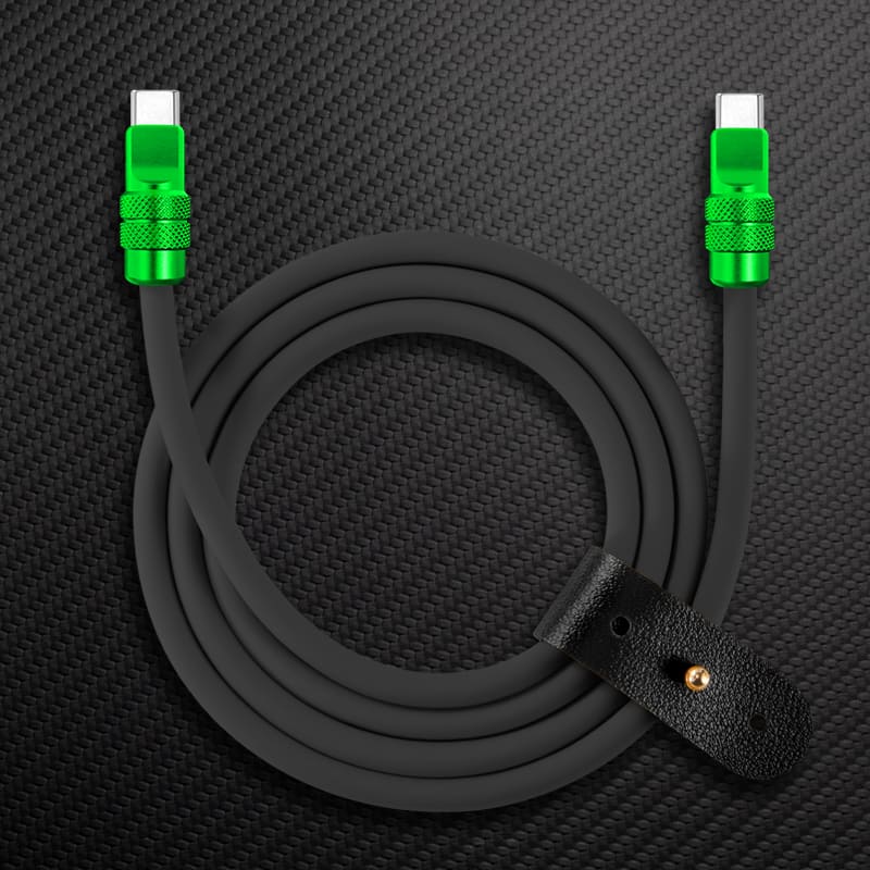 "Eloxált Pro" 240 W-os fényvisszaverő töltőkábel (C+Lightning) - Image 10