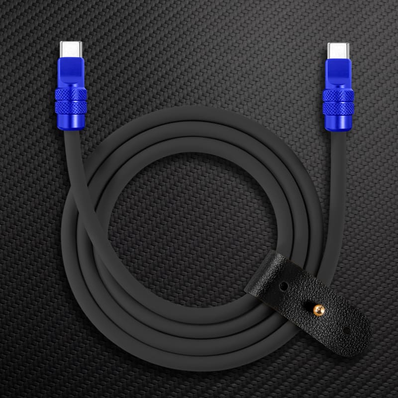 "Eloxált Pro" 240 W-os fényvisszaverő töltőkábel (C+Lightning) - Image 13