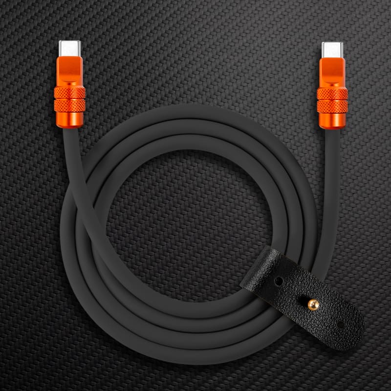 "Eloxált Pro" 240 W-os fényvisszaverő töltőkábel (C+Lightning) - Image 7