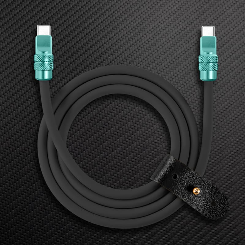 "Eloxált Pro" 240 W-os fényvisszaverő töltőkábel (C+Lightning) - Image 11