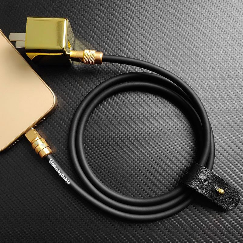 "Eloxált Pro" 240 W-os fényvisszaverő töltőkábel (C+Lightning) - Image 4