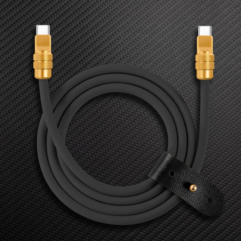 "Eloxált Pro" 240 W-os fényvisszaverő töltőkábel (C+Lightning) - Image 12