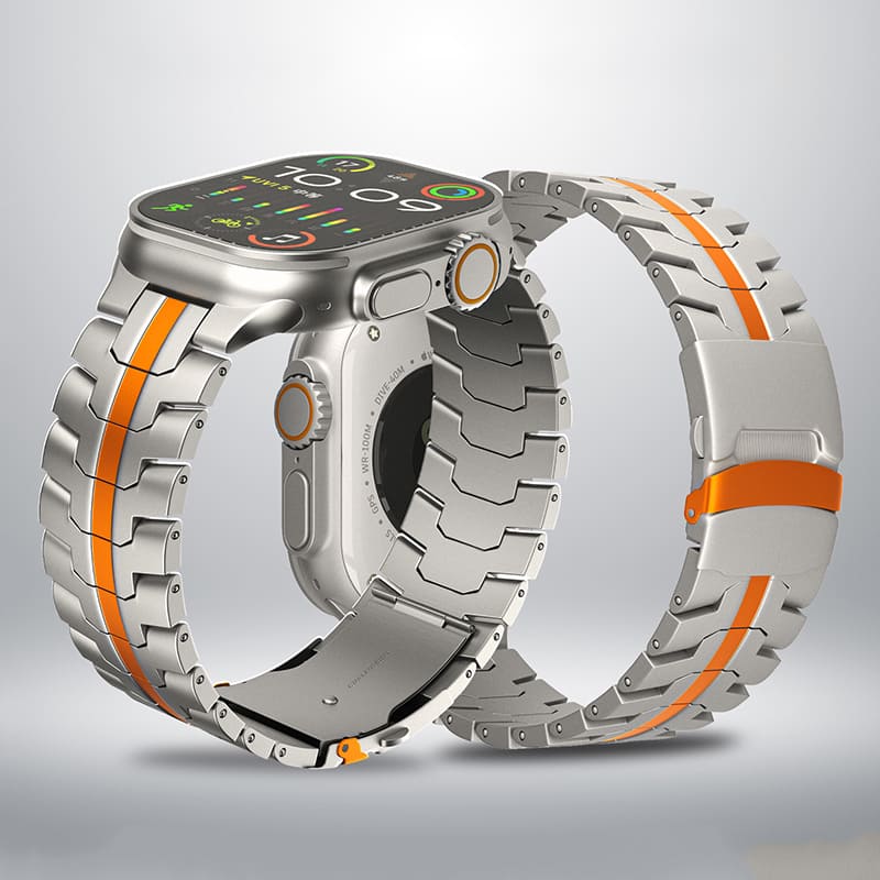 "Újradefiniált elegancia" tiszta titán Apple óraszíj - Image 6