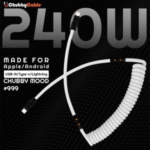 “Curly REZNIKA” szilikon fonott gyorstöltő kábel #999