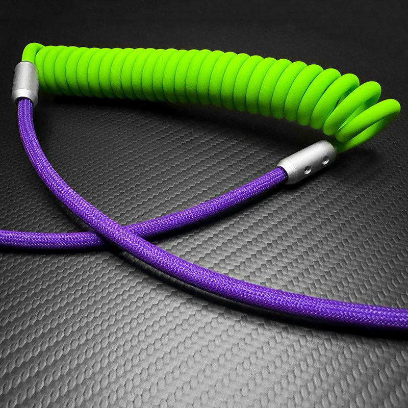 “Curly REZNIKA” 240W Coiled Braided Silicone Fast Charging Cable - Image 4