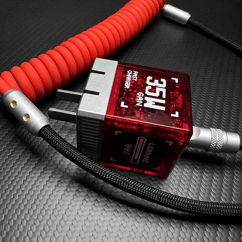 “Curly REZNIKA” 240W Coiled Braided Silicone Fast Charging Cable - Image 6