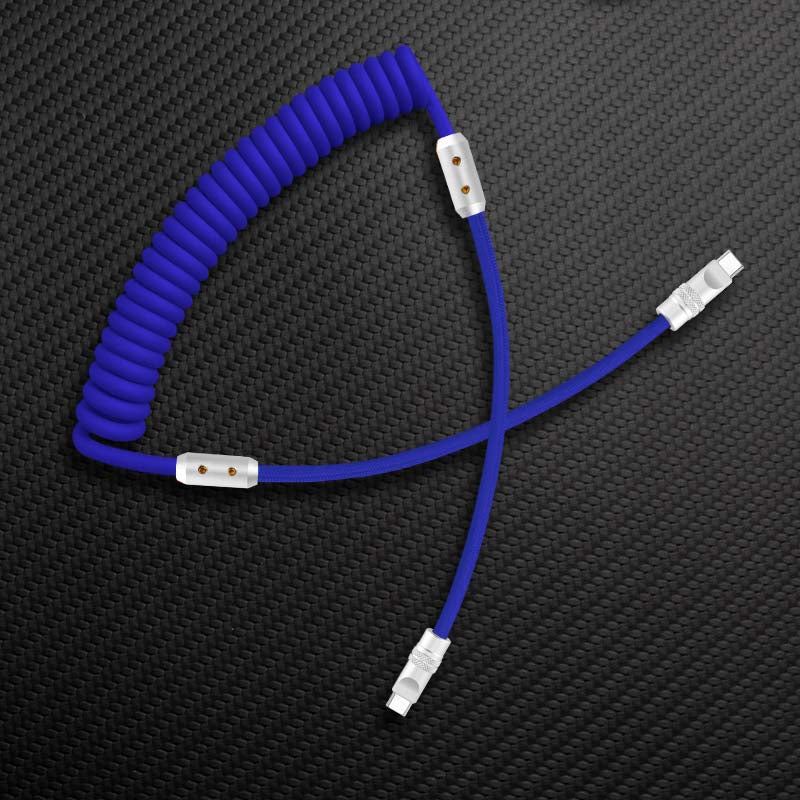 “Curly REZNIKA” 240W Coiled Braided Silicone Fast Charging Cable - Image 10