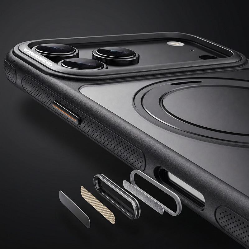 REZNIKA Armor GripStand – Magnetic Shockproof Case with Built-in Rotating Stand For iPhone - Image 3