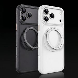 REZNIKA Armor GripStand – Mágneses ütésálló tok beépített forgatható állvánnyal iPhone-hoz