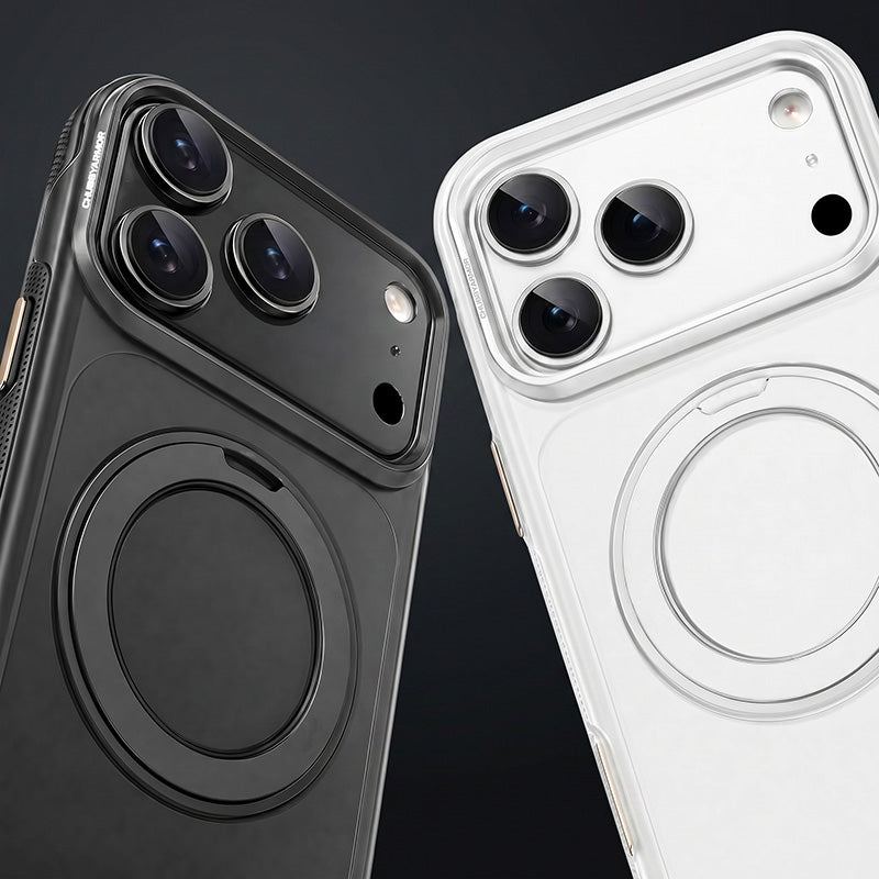 REZNIKA Armor GripStand – Magnetic Shockproof Case with Built-in Rotating Stand For iPhone - Image 4