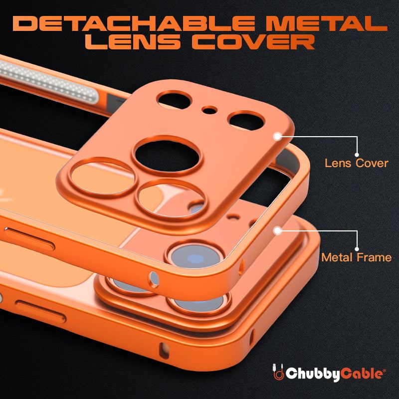 REZNIKA Armor LiteGo – Ultra-Thin Metal Bumper Case With Lens Protector & GripRing Phone Stand For iPhone - Image 4