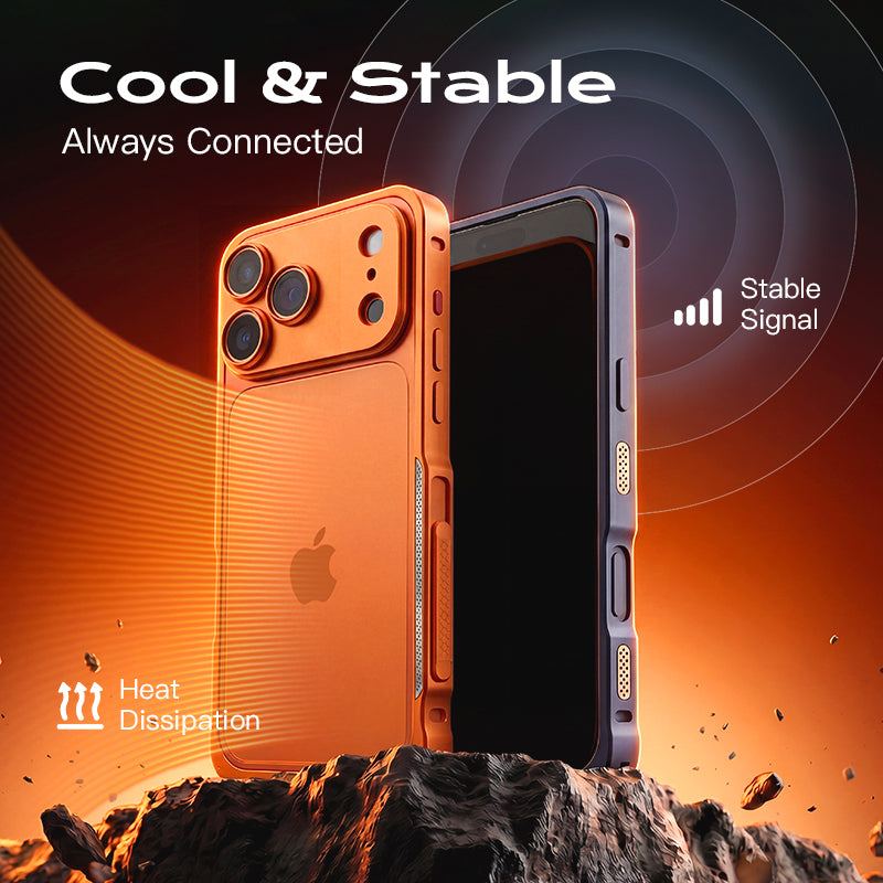 REZNIKA Armor SlideRail – Metal Frame Case with Interactive Side Slider & Detachable Lens Cover For iPhone - Image 5