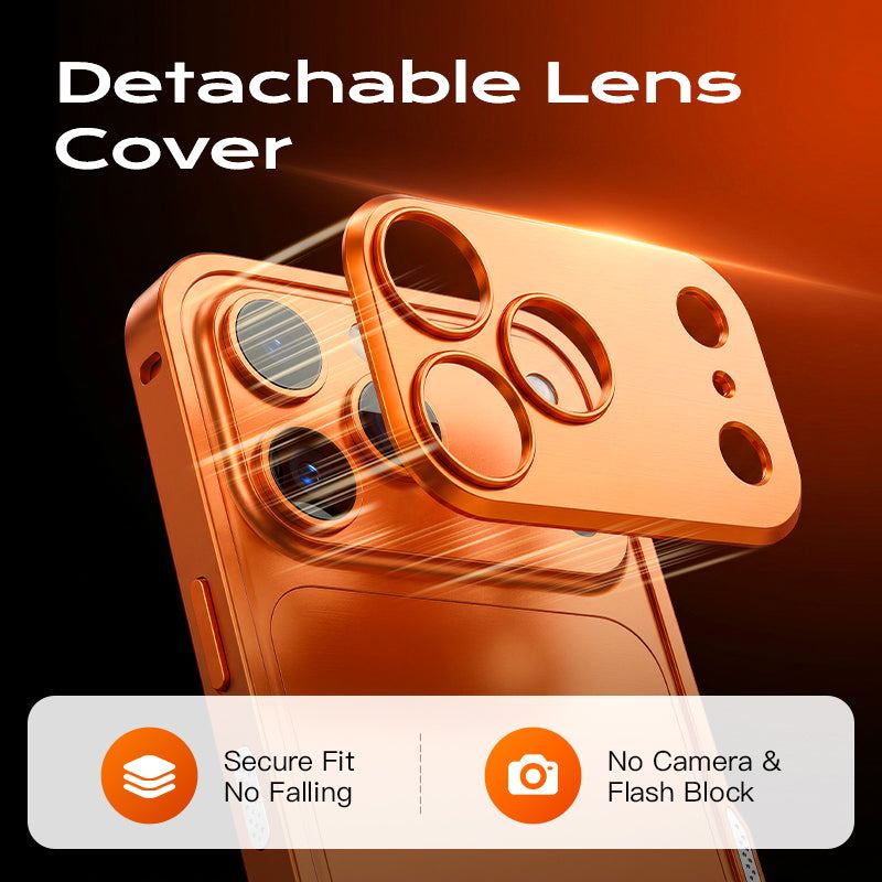 REZNIKA Armor SlideRail – Metal Frame Case with Interactive Side Slider & Detachable Lens Cover For iPhone - Image 2