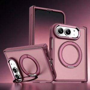 REZNIKA Armor FoldX – Soft Touch mágneses összecsukható állvány tok iPhone 18 Fold készülékhez