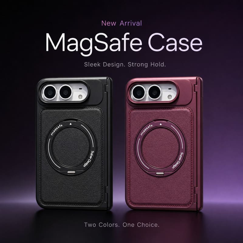 REZNIKA Armor LuxeFold™ – Prémium bőr MagSafe tok iPhone Duo készülékhez - Image 2