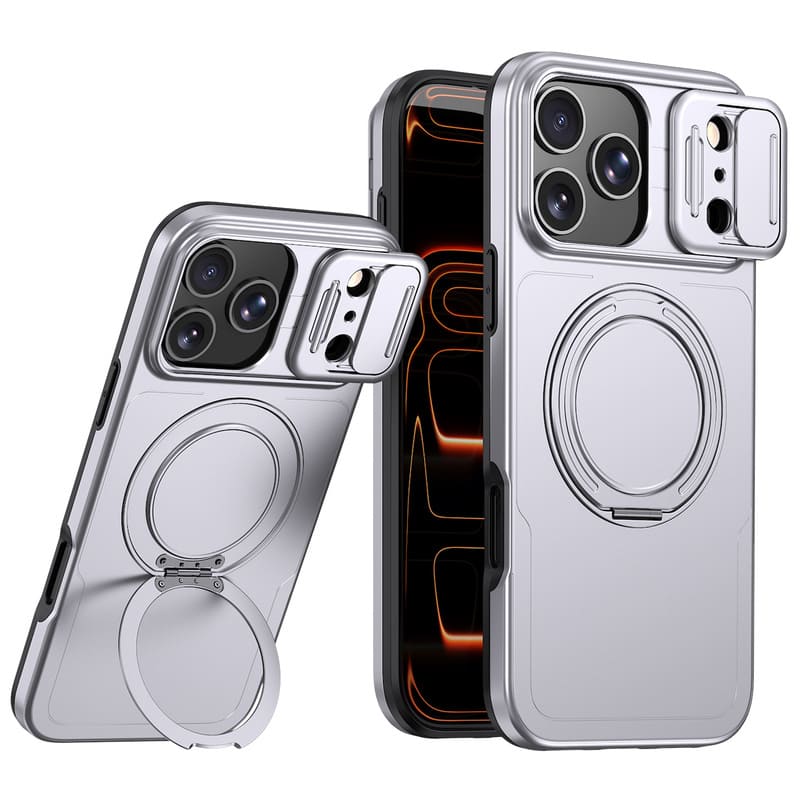 REZNIKA Armor 3.0 – Katonai minőségű ütésálló mágneses tok kameracsúszdával és 360°-os kitámasztó gyűrűvel iPhone 18-hoz - Image 11