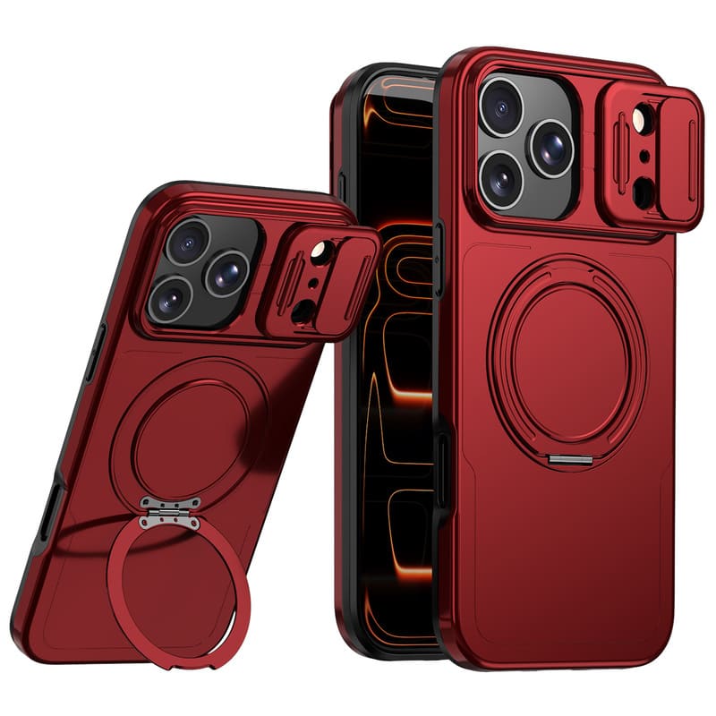 REZNIKA Armor 3.0 – Katonai minőségű ütésálló mágneses tok kameracsúszdával és 360°-os kitámasztó gyűrűvel iPhone 18-hoz - Image 10