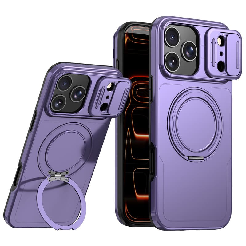 REZNIKA Armor 3.0 – Katonai minőségű ütésálló mágneses tok kameracsúszdával és 360°-os kitámasztó gyűrűvel iPhone 18-hoz - Image 8