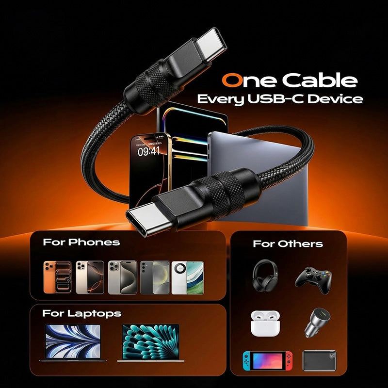 REZNIKA Flex – 240W USB-C to USB-C Braided Cable - Image 6