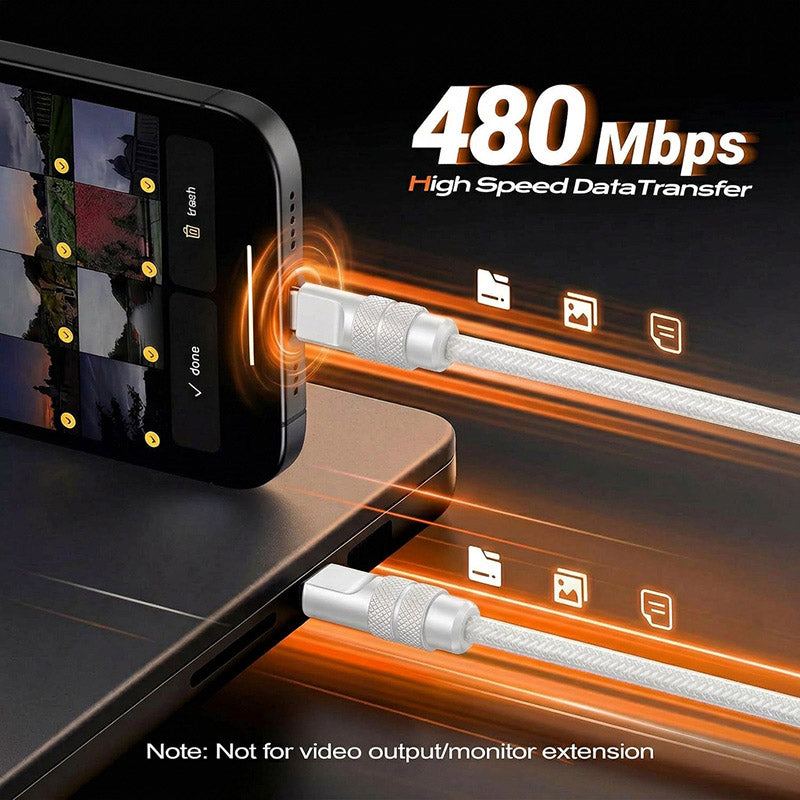 REZNIKA Flex – 240W USB-C to USB-C Braided Cable - Image 3