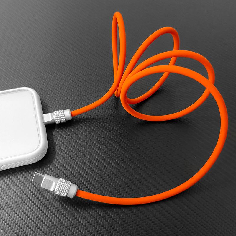 REZNIKA “MagWrap” Silicone – 240W Magnetic Easy-Pack Fast Charging Cable - Image 5