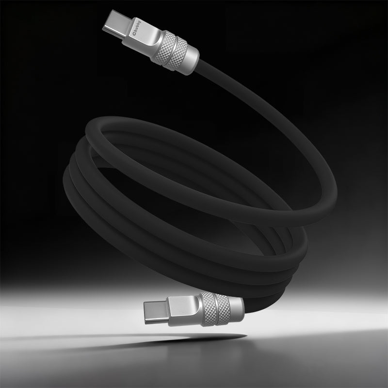REZNIKA “MagWrap” Silicone – 240W Magnetic Easy-Pack Fast Charging Cable - Image 7