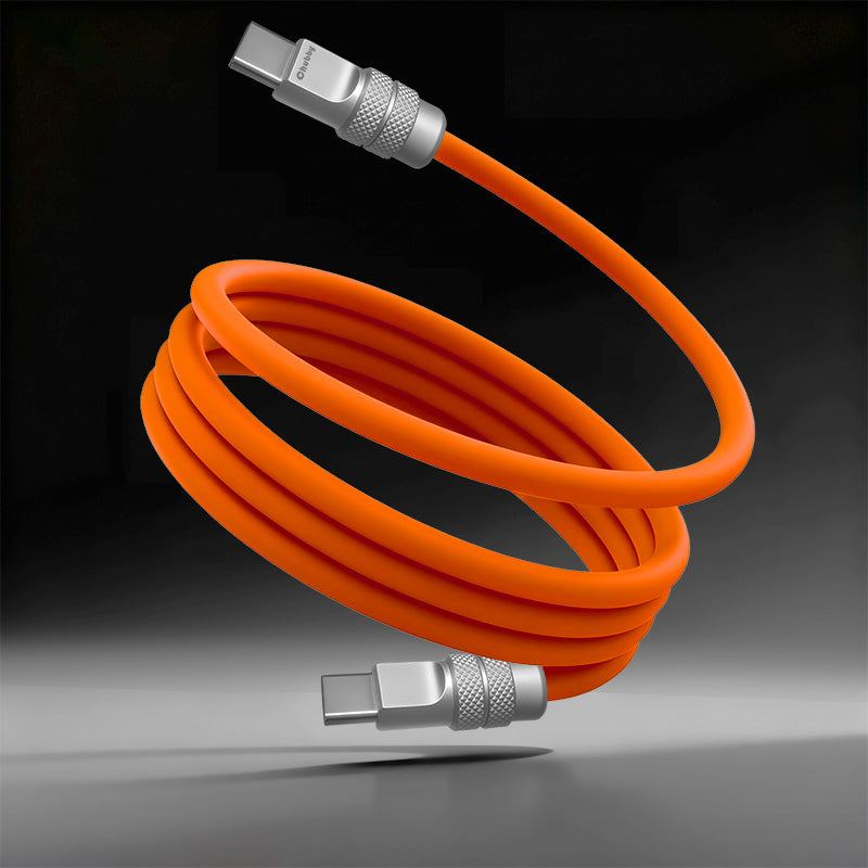 REZNIKA “MagWrap” Silicone – 240W Magnetic Easy-Pack Fast Charging Cable - Image 6