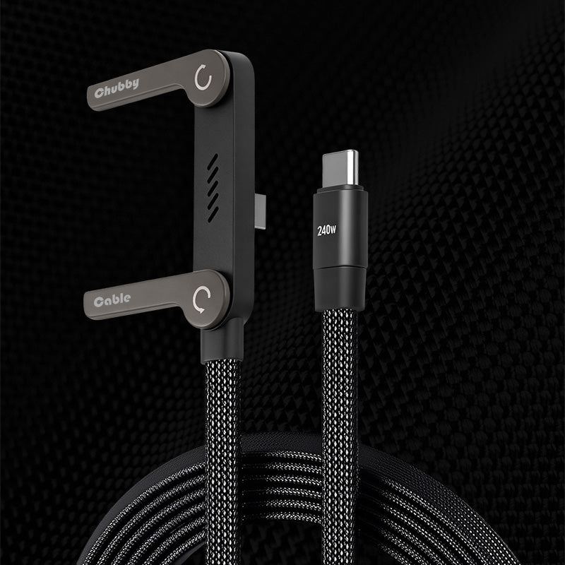REZNIKA StandLite™ – 240 W fonott gyorstöltő kábel beépített telefonállvánnyal - Image 7