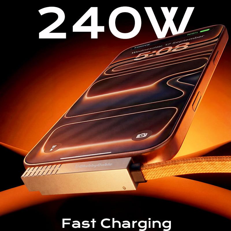 REZNIKA StandLite™Pro – 90° 240W Fast Charge Cable with Invisible Stand & Phone Case Friendly - Image 5