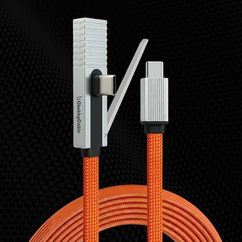 REZNIKA StandLite™Pro – 90° 240W Fast Charge Cable with Invisible Stand & Phone Case Friendly - Image 8