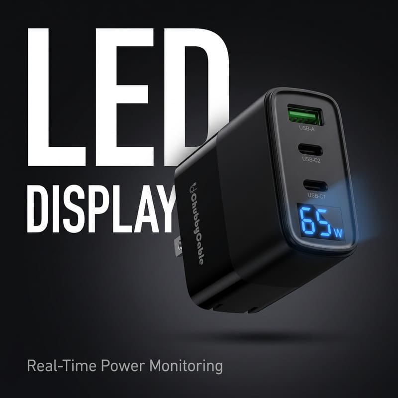 REZNIKA Charge Trio – 65 W-os 3 portos töltő - Image 5