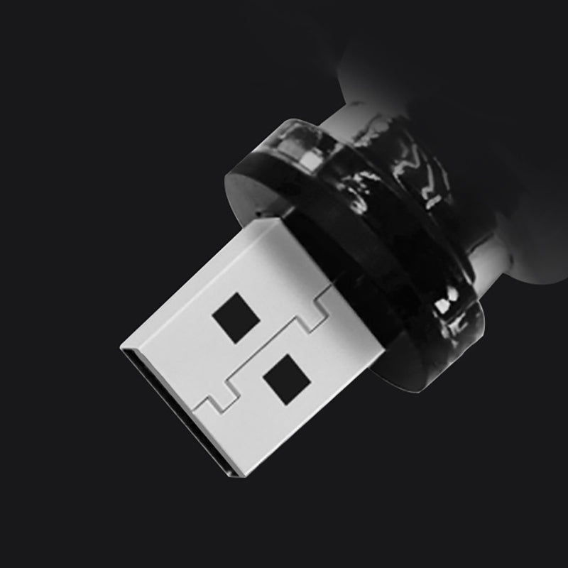 REZNIKAGlow SpiralNova – Transparent RGB LED Light,USB Powered Mood Lighting for Car/Bedroom/Parties - Image 3