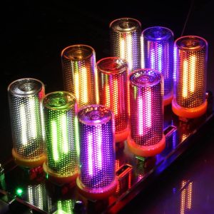 REZNIKAGlow változatok – átlátszó RGB LED lámpa, USB tápellátású hangulatvilágítás autókhoz/hálószobákhoz/bulikhoz