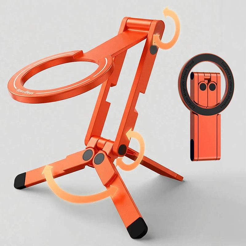 REZNIKA Grip TriFold – Multi-Angle Adjustable, Foldable Aluminum Alloy Magnetic Triangle Stand - Image 7