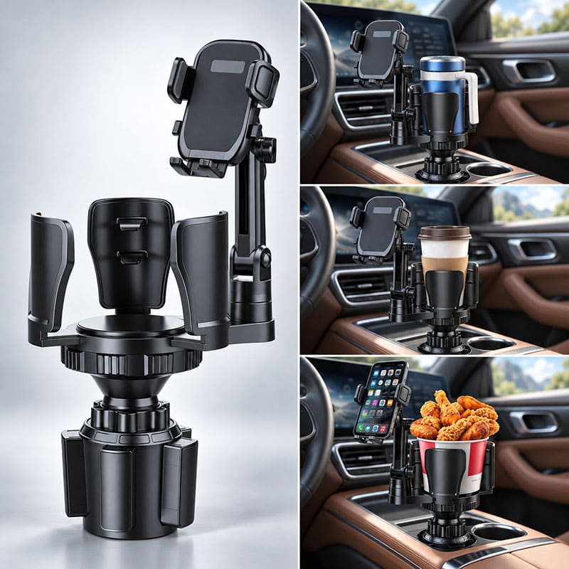 REZNIKA Grip Duo – 2-in-1 Cup & Phone Holder – Flex & Stick for Epic Rides - Image 11