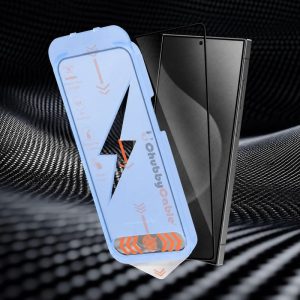 REZNIKA Shield Ultra – Katonai minőségű képernyővédő fólia rendkívül egyszerűen telepíthető dobozzal Samsung Galaxy készülékhez