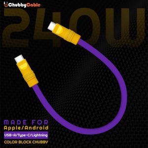 “Color Block REZNIKA” Power Bank-barát kábel – Több szín
