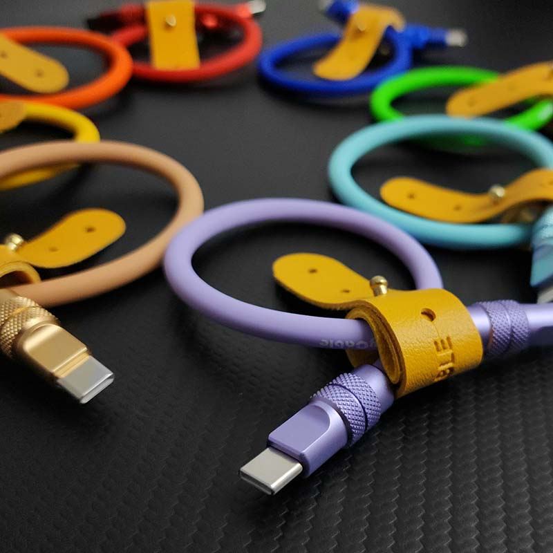"Aranyos eloxált" Power Bank-barát kábel (C+Lightning) - Image 5