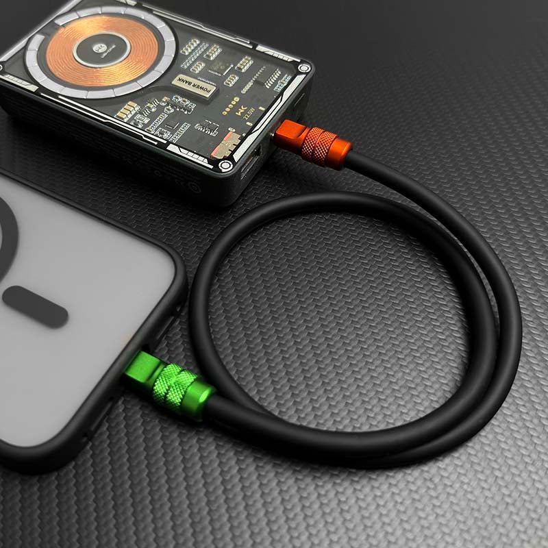 "Cute Anodized Pro" Power Bank-barát kábel (C+Lightning) - Image 4
