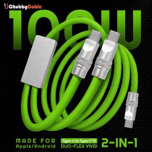 "Duo-Flex vivid" 2 IN 1 100 W töltőkábel