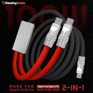 "Duo-Flex vivid" 2 IN 1 100 W töltőkábel