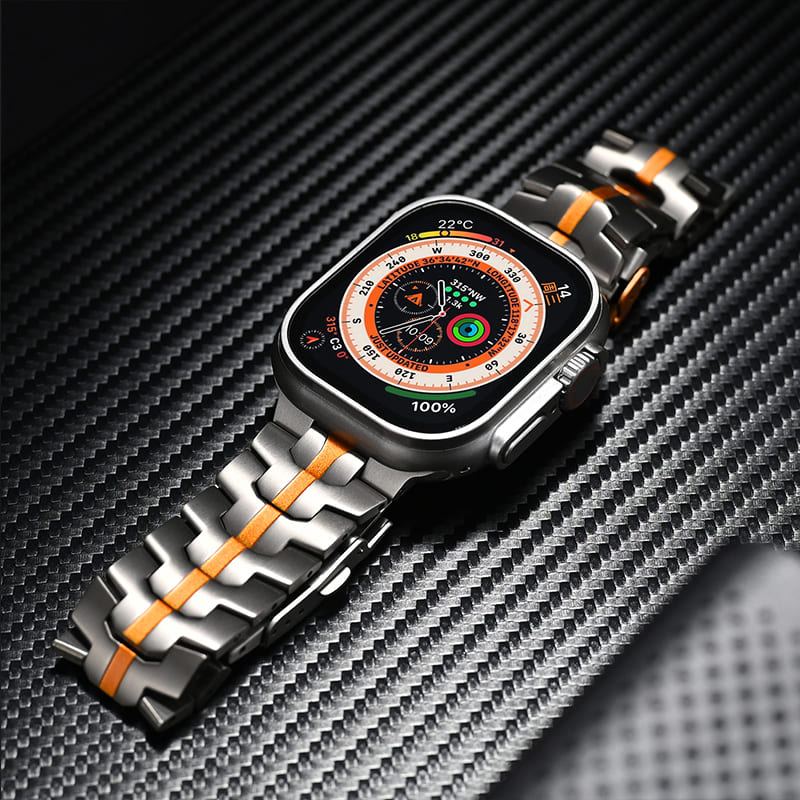 "Újradefiniált elegancia" tiszta titán Apple óraszíj - Image 3
