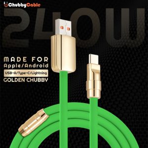 “Golden REZNIKA” Custom Gilded Fast Charge Cable