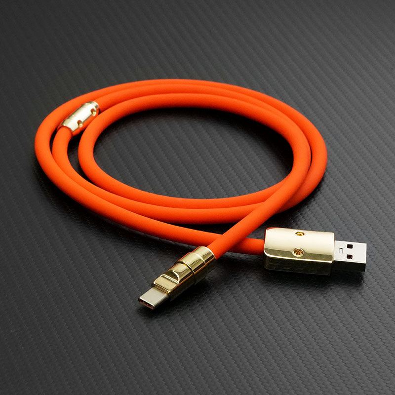 “Golden REZNIKA” Custom Gilded Fast Charge Cable - Image 2