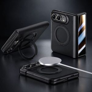 REZNIKA Armor ShadowFold™ – HD Glass MagSafe Stand Case for iPhone Duo