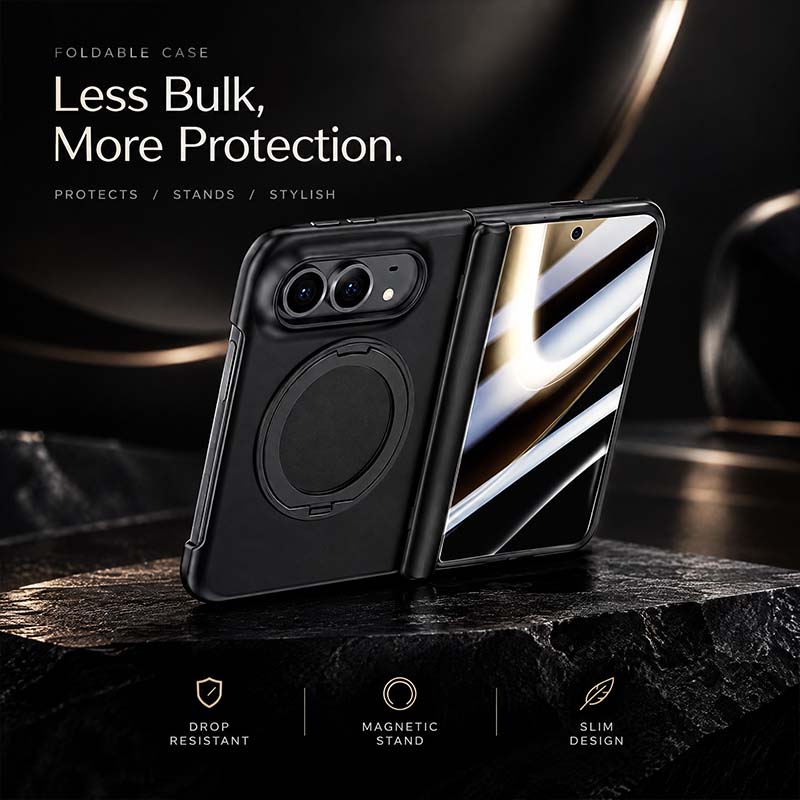 REZNIKA Armor ShadowFold™ – HD Glass MagSafe Stand Case for iPhone Duo - Image 3