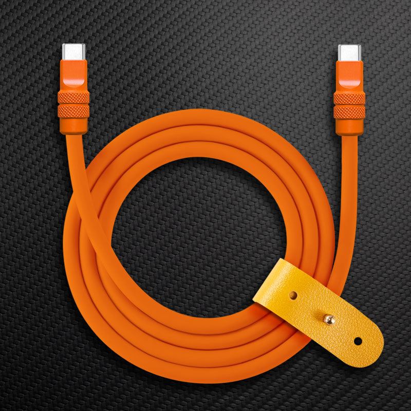 “Monochrome REZNIKA” 240W Classic Solid Color Fast Charging Cable - Image 7